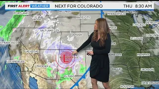 Colorado weather: A couple more days of mild and dry before snow pushes in