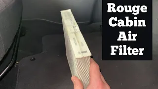 How To Change A 2017 - 2020 Nissan Rogue Cabin Air Filter - Remove Replace Replacement Location