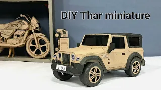 Thar || How To Make Thar From Cardboard || #diy #Thar #miniature