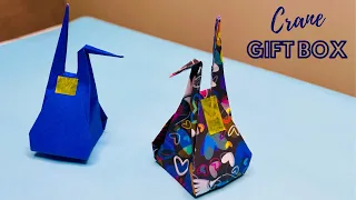 Origami Crane Gift Box