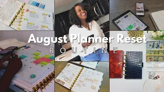 My Planner Reset Routine: August