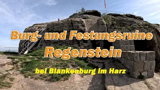 Burg- und Festungsruine Regenstein bei Blankenburg im Harz / Regenstein castle and fortress ruins