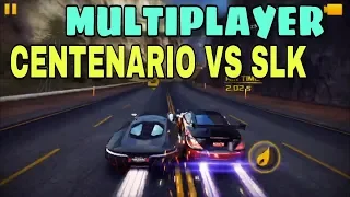 Asphalt 8 Multiplayer Mercedes-Benz SLK 55 AMG SE vs Lamborghini Centenario vs X2 Battle Races