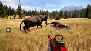 Far Cry® 5 Cheeseburger and Boomer v Bull