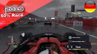 F1 2019 Gameplay | 50% Race At Germany | Sebastian Vettel | Ferrari