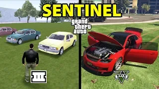 Evolution of SENTINEL in GTA games!