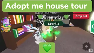 💚Adopt me house tour/Pet collection💚