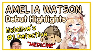 Amelia Watson Debut Stream Best Moments! - Hololive EN Highlights