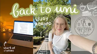 first day of university during my exchange! 🇫🇷🍂📓💻 Erasmus Montpellier study abroad diaries ep.1