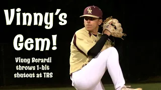 Central Regional 14 Toms River South 0 (6 Innings) | HS Baseball |  Vinny Berardi 1-hitter, 7 Ks