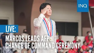 LIVE: Bongbong Marcos leads AFP change of command ceremony