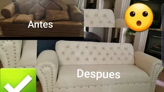 COMO Tapizar un sillón viejo/ DE FEO A ELEGANTE