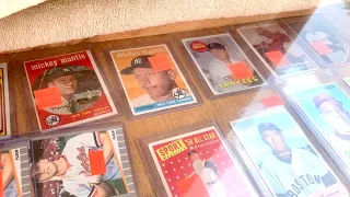 BUYING OLD BASEBALL CARDS AT THE FLEA MARKET!