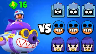 Boss Hank VS Triple Brawlers | Brawl Stars