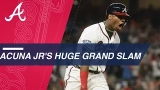 Acuna youngest to hit a grand slam in the postseason
