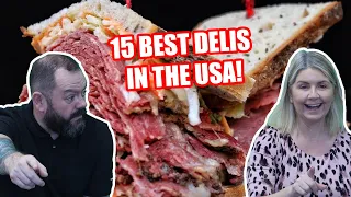 BRITISH COUPLE REACTS! These Are Hands Down The Best 15 Delis In The U.S.