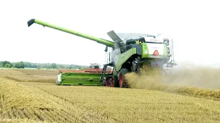 Żniwa 2020 z kombajnem Claas Lexion II - wrażenia z pracy