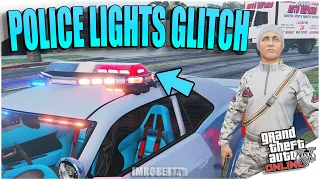 GTA 5 Police Siren Lights Glitch How to Get Double Police Sirens Lights Cop Cars GTA 5 Glitches