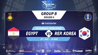 Egypt vs Korea | Group phase | 2019 IHF Men’s Junior (U21) World Championship