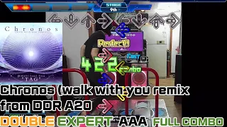 HN!! DDR/STEPMANIA / Chronos (walk with you remix) / DOUBLE EXPERT 14 / AAA FC 995K / NO BAR