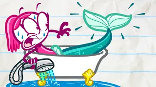 💦 Pencilmate Needs A WASH! 💦| Animated Cartoons Characters | Animated Short Films | Pencilmation