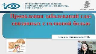 Проявления заболеваний глаз связанных с головной болью д.м.н. Коновалова Н.В.