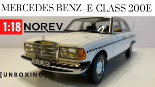 Norev 1:18 Mercedes-Benz W123 200E 1982  [Unboxing]