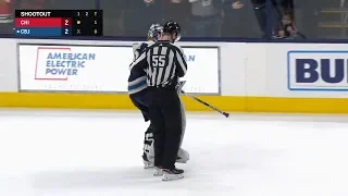 Full Shootout And Joonas Korpisalo Injury vs. Blackhawks (Dec. 29, 2019)