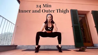 24 Min Inner & Outer Thigh / Allenamento a corpo libero 🐚