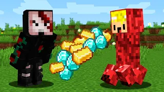 Me Convertí en Mobs Amistosos para Ayudar a Mi Amigo en Minecraft