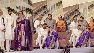 purple സാരിയിൽ  റിസപ്ഷന് തിളങ്ങി മാളവിക ജയറാം| malavika jayaram wedding