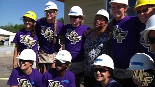 Campus Connect - UCF Student-Athletes Give Back to Habitat for Humanity