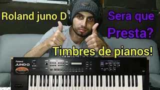 ROLAND JUNO D TEST TIMBRES DE PIANOS BANK 1