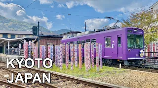 4K KYOTO JAPAN - Kyoto Kimono Forest and Arashiyama Station Walking Tour | 京都嵐山 2021