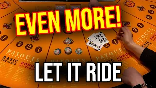 $1500 VS LET IT RIDE POKER!!