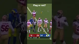 Unsportsmanlike conduct for first down signal during Los Angeles Rams vs San Francisco 49ers￼