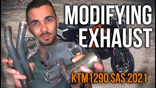 I have modified 2021 KTM Super Adventure S Exhaust and It Sounds Like an Aftermarket