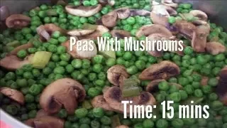 Peas With Mushrooms Recipe