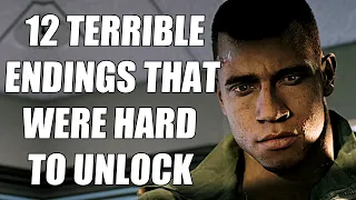 12 TERRIBLE Video Game Endings That Were Really Hard To Unlock