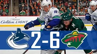 Canucks vs Wild | Highlights (Nov. 15, 2018) [HD]