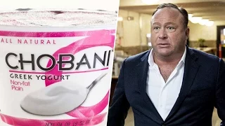 Alex Jones Apologizes To Chobani For "Mischaracterization"