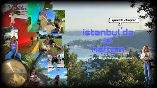 istanbul’da ilk haftam(boğaziçi,yurda yerleşme,yolculuk)