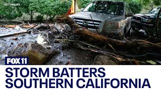 Atmospheric river soaks Southern California