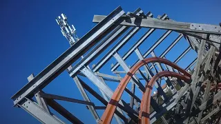 Iron Rattler - Six Flags Fiesta Texas - Front Row (4K HD POV) - February 2024