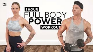 1 Hour Strong FULL BODY DUMBBELL WORKOUT | Build Muscle & Gain Strength