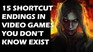 15 Shortcut Endings In Video Games You Probably Don’t Know Exist