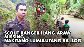 Scout ranger ilang araw missing,  nakitang lumulutang sa ilog