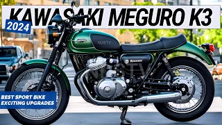 2024 NEW KAWASAKI MEGURO K3 UNVEILED : The Best Sportbike with Exciting Upgrades