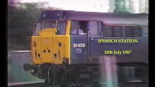 BR in the 1980's Ipswich Station on 10th July 1987