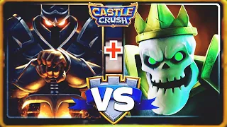 Castle Crush 🔥 Skeleton King + Black Knight = DESTRUCTION.??? 🔥 Epic Warzone 🔥 Castle Crush Gameplay